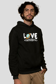 Astrofizikçi Siyah Unisex Kapüşonlu Sweatshirt