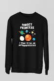 Astrofizikçi Siyah Unisex Sweatshirt