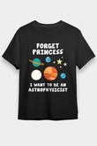 Astrofizikçi Siyah Unisex Tişört T-Shirt - TişörtFabrikası