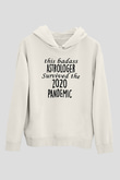 Astrolog Beyaz Unisex Kapüşonlu Sweatshirt