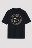 Astrolog Siyah Unisex Oversize Tişört T-Shirt