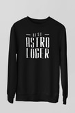 Astrolog Siyah Unisex Sweatshirt