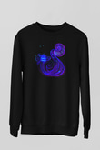 Astrolog Siyah Unisex Sweatshirt