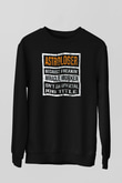 Astrolog Siyah Unisex Sweatshirt