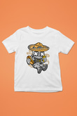 Astronaut Skull Of The Dead Baskılı Unisex Beyaz Çocuk Tişört