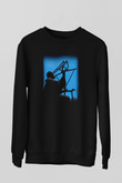 Astronom Siyah Unisex Sweatshirt