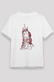 At Beyaz Unisex Tişört T-Shirt - TişörtFabrikası