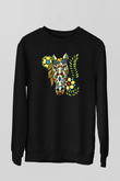 At Siyah Unisex Sweatshirt