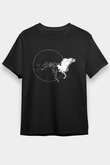 At Siyah Unisex Tişört T-Shirt - TişörtFabrikası