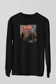 At War Siyah Unisex Sweatshirt