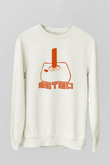 Atari Beyaz Unisex Sweatshirt