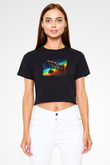 Atari Siyah   Crop Top Tişört