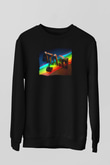 Atari Siyah Unisex  Sweatshirt