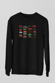 Atari Siyah Unisex Sweatshirt