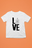 Atıcılık Baskılı Unisex Beyaz Çocuk Tişört - Tshirt