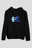 Atıcılık - Shooting Baskılı Unisex Siyah Hoodie
