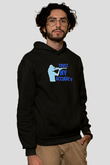 Atıcılık - Shooting Baskılı Unisex Siyah Hoodie