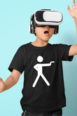 Atıcılık - Shooting Baskılı Unisex Siyah Çocuk Tİşörtü - Tshirt