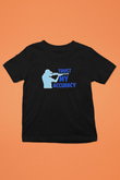 Atıcılık - Shooting Baskılı Unisex Siyah Çocuk Tİşörtü - Tshirt