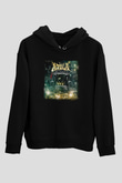 Atilla Siyah Unisex Kapüşonlu Sweatshirt