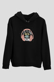 Atletizm - Athletics Baskılı Unisex Siyah Hoodie