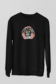 Atletizm - Athletics Baskılı Unisex Siyah Sweatshirt