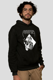 Atrophy Siyah Unisex Kapüşonlu Sweatshirt