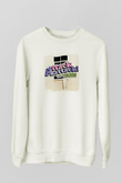 Attack Attack! Baskılı Unisex Beyaz Sweatshirt