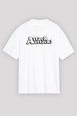 Attack Attack Beyaz Unisex Oversize Tişört T-Shirt