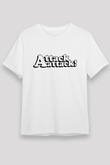 Attack Attack Beyaz Unisex Tişört T-Shirt - TişörtFabrikası
