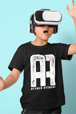 Attack Attack Siyah Unisex Çocuk Tişört