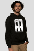 Attack Attack Siyah Unisex Kapüşonlu Sweatshirt