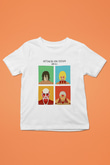 Attack On Titan Baskılı Beyaz Unisex Beyaz Çocuk Tişört - Tshirt
