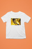 Attack On Titan Baskılı Beyaz Unisex Beyaz Çocuk Tişört - Tshirt