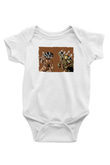 Attack On Titan Baskılı Beyaz Unisex Bebek Body - Zıbın