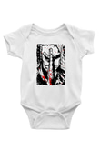 Attack On Titan Baskılı Beyaz Unisex Bebek Body - Zıbın