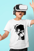 Attack On Titan Baskılı Beyaz Unisex Beyaz Çocuk Tişört - Tshirt