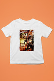 Attack On Titan Baskılı Beyaz Unisex Beyaz Çocuk Tişört - Tshirt