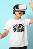 Attack On Titan Baskılı Beyaz Unisex Beyaz Çocuk Tişört - Tshirt