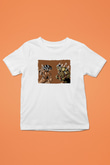 Attack On Titan Baskılı Beyaz Unisex Beyaz Çocuk Tişört - Tshirt