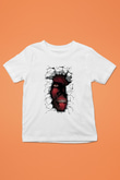 Attack On Titan Baskılı Beyaz Unisex Beyaz Çocuk Tişört - Tshirt