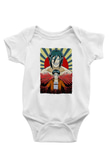 Attack On Titan Baskılı Beyaz Unisex Bebek Body - Zıbın