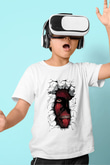 Attack On Titan Baskılı Beyaz Unisex Beyaz Çocuk Tişört - Tshirt