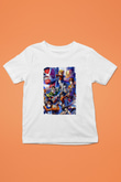 Attack On Titan Baskılı Beyaz Unisex Beyaz Çocuk Tişört - Tshirt