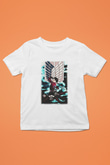 Attack on Titan Baskılı Beyaz Unisex Çocuk Tişört