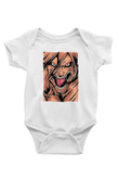 Attack On Titan Baskılı Unisex Siyah Bebek Body - Zıbın
