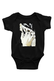 Attack On Titan Baskılı Unisex Siyah Bebek Body - Zıbın