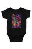 Attack On Titan Baskılı Unisex Siyah Bebek Body - Zıbın