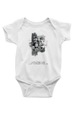 Attack On Titan Baskılı Unisex Siyah Bebek Body - Zıbın
