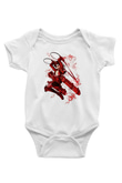 Attack On Titan Baskılı Unisex Siyah Bebek Body - Zıbın